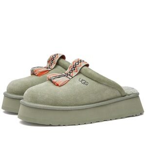 UGG Women's Olive and Orange Mules